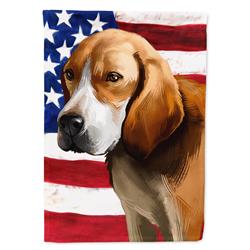 Beagle-Harrier American Canvas House Flag - 28 x 0.01 x 40 in.