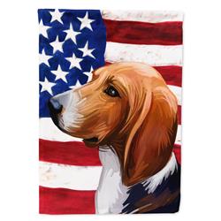 Treeing Walker Coonhound American Canvas House Flag - 28 x 0.01 x 40 in.