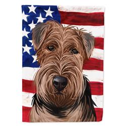 Welsh Terrier American Canvas House Flag - 28 x 0.01 x 40 in.