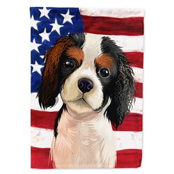 Cavalier Spaniel American Garden Flag - 11 x 0.01 x 15 in.