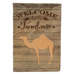 Arabian Camel Dromedary Welcome Canvas House Flag - 28 x 0.01 x 40 in.