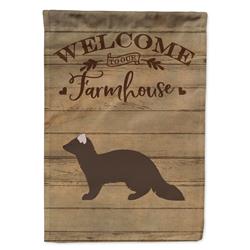 Sable Marten Welcome Canvas House Flag - 28 x 0.01 x 40 in.