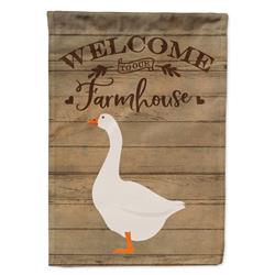 Embden Goose Welcome Canvas House Flag - 28 x 0.01 x 40 in.