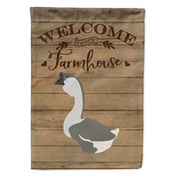 CK6843CHF African Goose Welcome Canvas House Flag - 28 x 0.01 x 40 in.