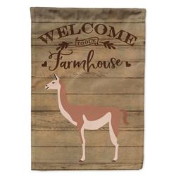 Guanaco Welcome Canvas House Flag - 28 x 0.01 x 40 in.
