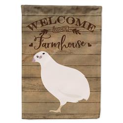Texas Quail Welcome Canvas House Flag - 28 x 0.01 x 40 in.
