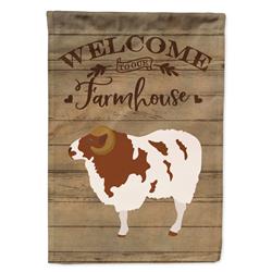 Jacob Sheep Welcome Canvas House Flag - 28 x 0.01 x 40 in.