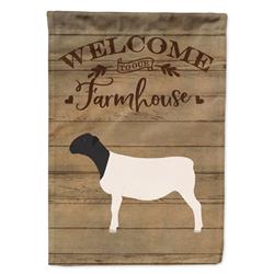 Dorper Sheep Welcome Canvas House Flag - 28 x 0.01 x 40 in.