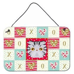 CK5118DS812 8 x 12 in. Foldex Exotic Fold Cat Love Wall or Door Hanging Prints