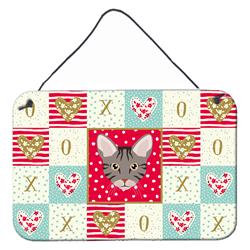 CK5138DS812 8 x 12 in. Ocicat Cat Love Wall or Door Hanging Prints