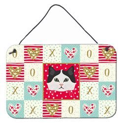 CK5152DS812 8 x 12 in. Ragamuffin Cat Love Wall or Door Hanging Prints
