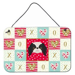CK5209DS812 8 x 12 in. Japanese Chin Love Wall or Door Hanging Prints