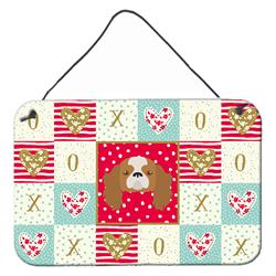 CK5212DS812 8 x 12 in. Blenheim Cavalier King Charles Spaniel Love Wall or Door Hanging Prints