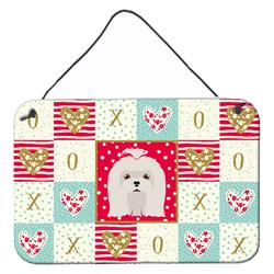 CK5217DS812 8 x 12 in. Maltese Love Wall or Door Hanging Prints