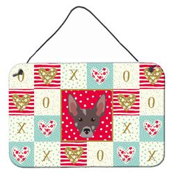 CK5227DS812 8 x 12 in. Peruvian Hairless Dog Love Wall or Door Hanging Prints