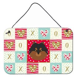 CK5228DS812 8 x 12 in. Pomeranian Love Wall or Door Hanging Prints