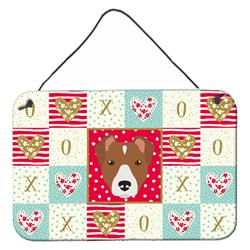 8 x 12 in. Rat Terrier Love Wall or Door Hanging Prints