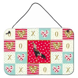 CK5265DS812 8 x 12 in. Kulang Chicken Love Wall or Door Hanging Prints