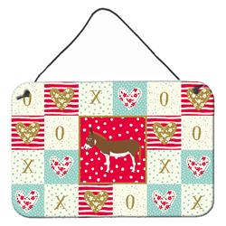 CK5274DS812 8 x 12 in. Miniature Mediterranian Donkey Love Wall or Door Hanging Prints
