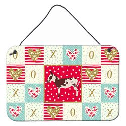 CK5278DS812 8 x 12 in. American Spotted Donkey Love Wall or Door Hanging Prints