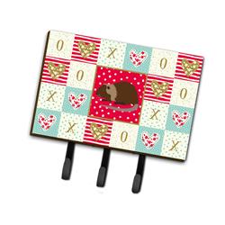 CK5306TH68 6 x 2 x 9 in. Coypu Nutria River Rat Love Leash or Key Holder