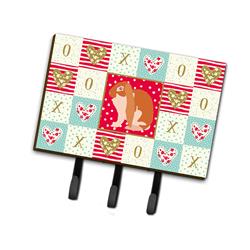 CK5389TH68 6 x 2 x 9 in. English Lop Rabbit Love Leash or Key Holder