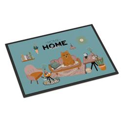 CK7865JMAT 24 x 36 in. Norwich Terrier Sweet Home Indoor or Outdoor Mat
