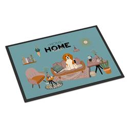 CK7885JMAT 24 x 36 in. Tricolor Beagle Sweet Home Indoor or Outdoor Mat