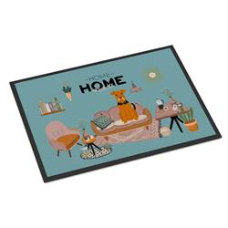 CK7886JMAT 24 x 36 in. Airedale Sweet Home Indoor or Outdoor Mat