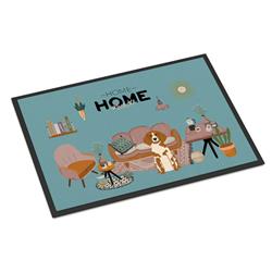 CK7917JMAT 24 x 36 in. Brittany Spaniel Sweet Home Indoor or Outdoor Mat