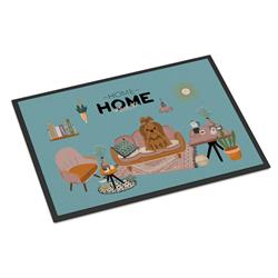 CK7931JMAT 24 x 36 in. Silver Chocolate Shih Tzu Sweet Home Indoor or Outdoor Mat