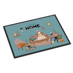 CK7932JMAT 24 x 36 in. Red White Shih Tzu Sweet Home Indoor or Outdoor Mat