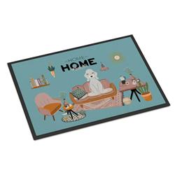CK7935JMAT 24 x 36 in. Blue Bedlington Terrier Sweet Home Indoor or Outdoor Mat