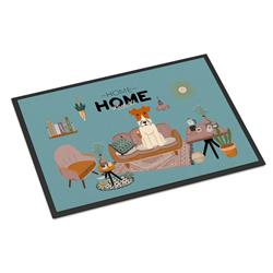 CK7946JMAT 24 x 36 in. Wire Fox Terrier Sweet Home Indoor or Outdoor Mat