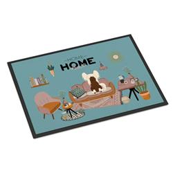 CK7958JMAT 24 x 36 in. Cream Chinese Crested Sweet Home Indoor or Outdoor Mat