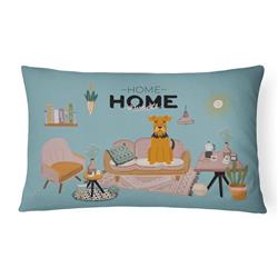 CK7886PW1216 12 x 3 x 16 in. Airedale Sweet Home Canvas Fabric Decorative Pillow