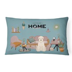 CK7906PW1216 12 x 3 x 16 in. Soft Coated Wheaten Terrier Sweet Home Canvas Fabric Decorative Pillow