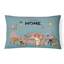 CK7917PW1216 12 x 3 x 16 in. Brittany Spaniel Sweet Home Canvas Fabric Decorative Pillow