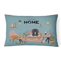 CK7952PW1216 12 x 3 x 16 in. Black Pekingese Sweet Home Canvas Fabric Decorative Pillow