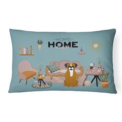 CK7961PW1216 12 x 3 x 16 in. Flashy Fawn Boxer Sweet Home Canvas Fabric Decorative Pillow