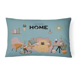 CK7989PW1216 12 x 3 x 16 in. Cream Chow Chow Sweet Home Canvas Fabric Decorative Pillow