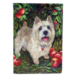 11 x 0.01 x 15 in. Cairn Terrier Apples Garden Flag