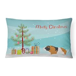 Picture of Carolines Treasures CK4444PW1216 12 x 3 x 16 in. Rex Guinea Pig Merry Christmas Canvas Fabric Decorative Pillow