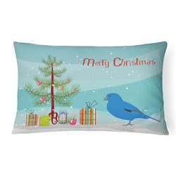 12 x 3 x 16 in. Bunting Merry Christmas Canvas Fabric Decorative Pillow
