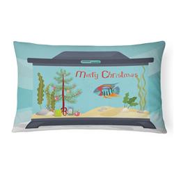 12 x 3 x 16 in. Severum Merry Christmas Canvas Fabric Decorative Pillow