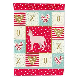 CK5718GF Sphynx Cat Love Garden Outdoor Flags