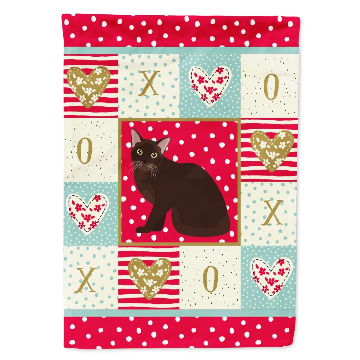 Burmese Cat Love Garden Outdoor Flags