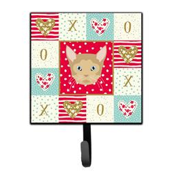 4.25 x 1 x 7 in. German Rex Cat Love Leash or Key Holder