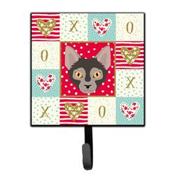 4.25 x 1 x 7 in. Lykoi Cat Love Leash or Key Holder