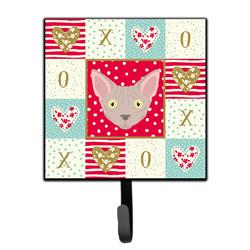 4.25 x 1 x 7 in. Minskin Cat Love Leash or Key Holder